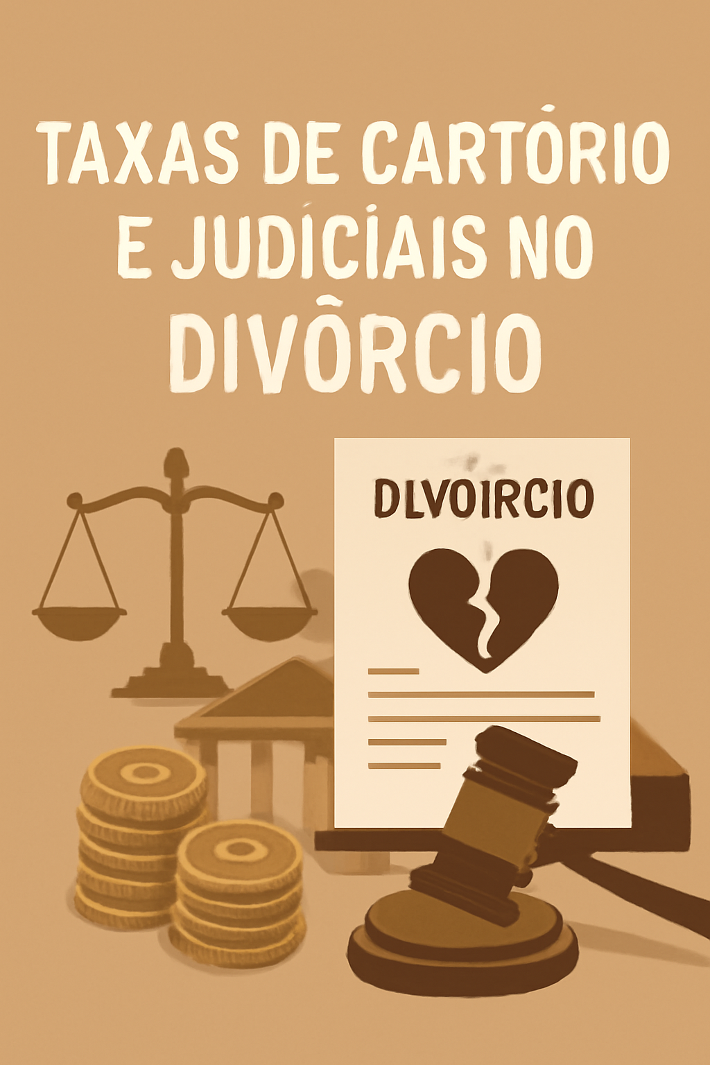 Taxas de Cartório e Judiciais no Divórcio