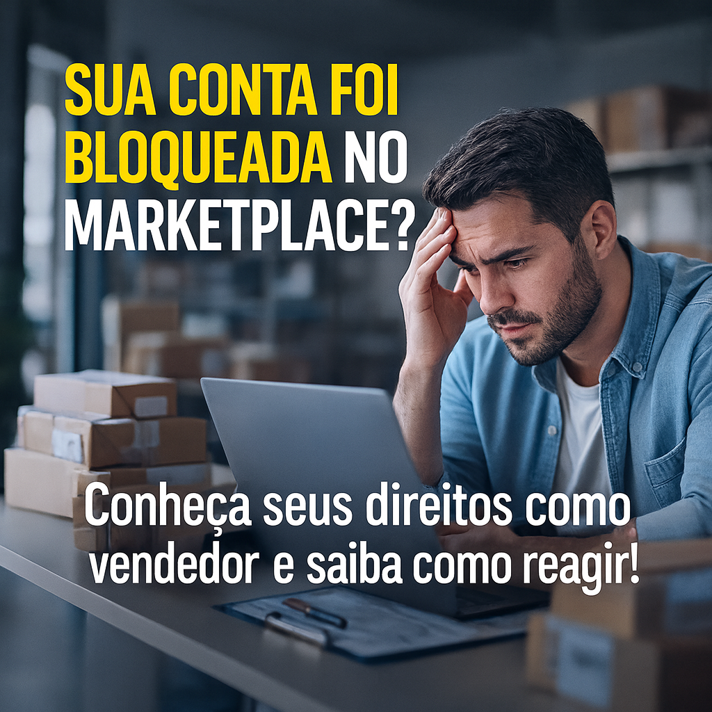 vendedor com conta bloqueada no marketplace